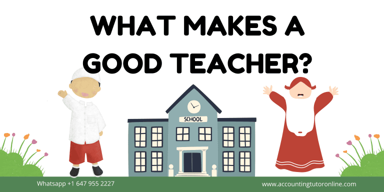 What Makes a goof teacher