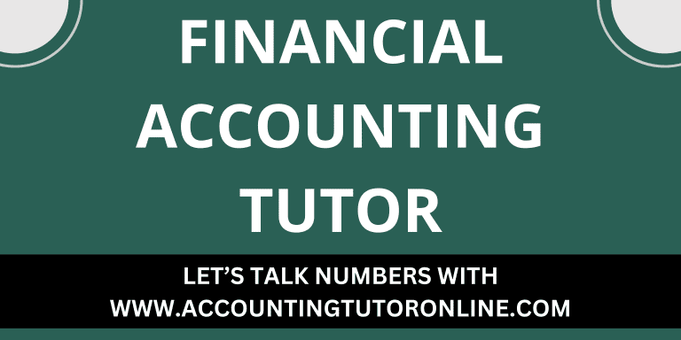 Financial Accounting tutor near me